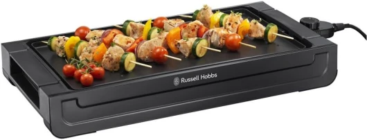 Plancha électrique [Barbecue intérieur & extérieur] Fiesta (plaque antiadhésive amovible, réglage de température, bac à graisse, câble détachable, 2400W) Grill électrique 22550-56